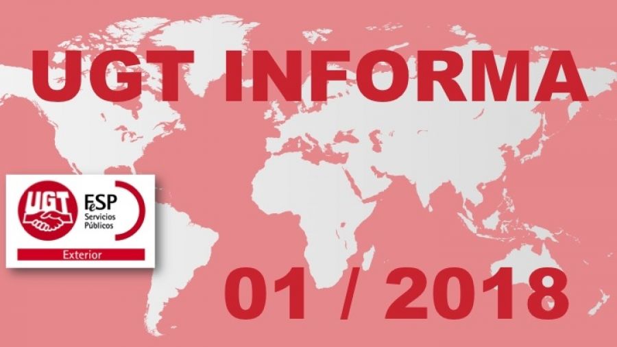 UGT-INFORMA 2018-01 : REGLAMENTO CE 883/2004 SOBRE COORDINACIÓN  DE LOS SISTEMAS DE SEGURIDAD SOCIAL