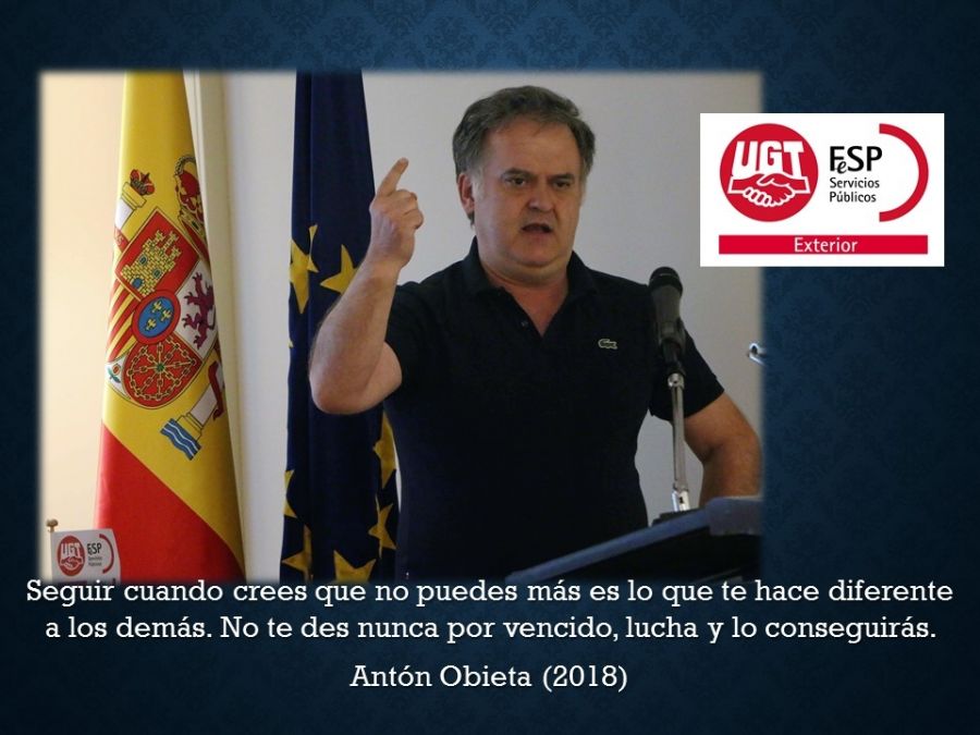 COMUNICADO: Fallecimiento compañero Antón Obieta